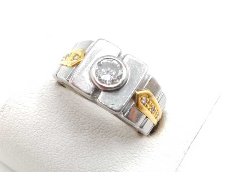 ダイヤモンド買取 リング K18×Pt900 ダイヤ0.45ct